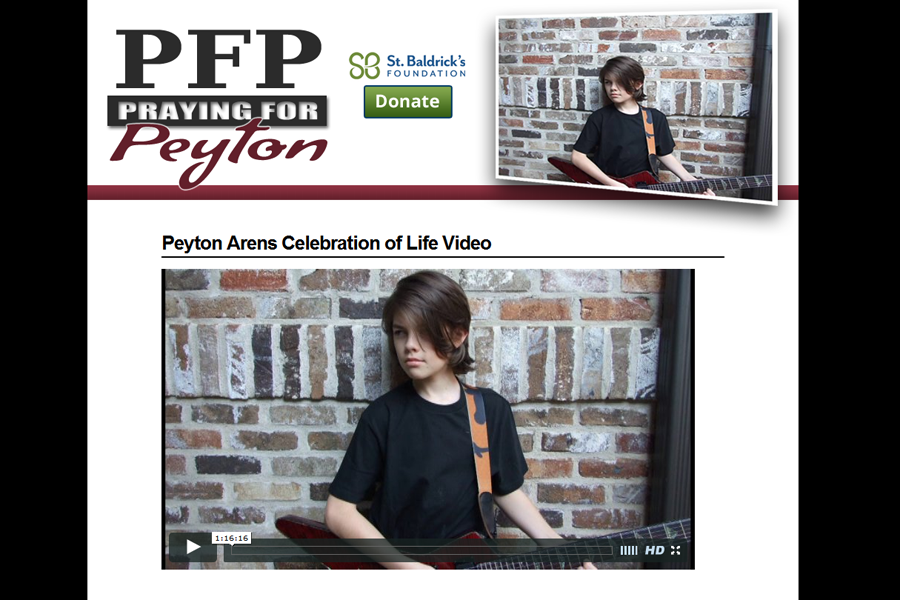 <span>Praying For Peyton</span><i>→</i>